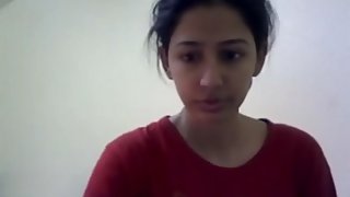 pakistani babe getting wild on webcam stripping and masturbating